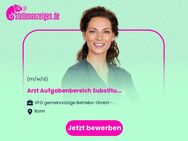 Arzt (m/w/d) Aufgabenbereich Substitutionsbehandlung Teilzeit - Bonn