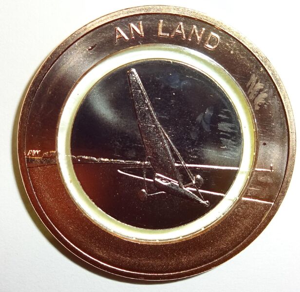 10 Euro 2020, "an Land" Münze mit Polymerring "A" oder "D", neu - Mönchengladbach