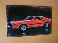 Metallschild / Blechschild…. FORD MUSTANG BOSS 429 von 1969 - Leverkusen