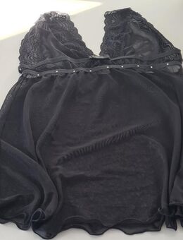 Negligé - Nylon - Schwarz - Neu - Einheitsgröße - Obertshausen