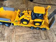 Bruder MACK Granite LKW mit Tieflader und JCB Baggerlader (02813) - Frankfurt (Main) Westend-Nord
