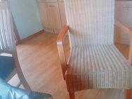 rattanstuhl wie neu keine marken und zacken im holz - Rosenheim