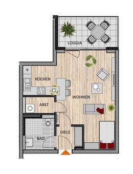 Kapitalanlage mit Perspektive oder Eigenheim mit Komfort 46 m²-Wohnung nahe dem ISOTEC-Campus - Bergisch Gladbach