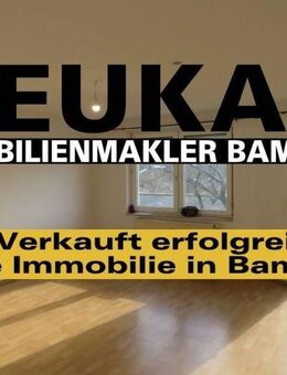 BAMBERG-SÜD: 3-ZIMMER-WOHNUNG(=SOFORT FREI)+BAD MIT FENSTER+BALKON FÜR 189.000,-EURO - Bamberg