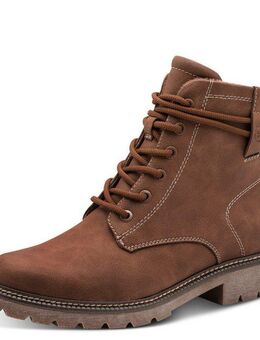 Tamaris Schnürstiefelette, Blockabsatz, Schnürboots in veganer Verarbeitung