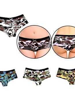 Damen Unterhose Panties Slip Unterwäsche Camouflage Army Reizwäsche XS S M L XL 14,90 €* - Villingen-Schwenningen