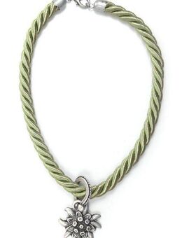 Allgäu Rebell Collier Marlene, mit Edelweißanhänger