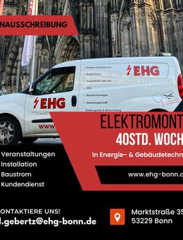 Elektroniker in Energie Monteur o. Helfer - Bonn