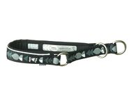 Hurtta Bare Zug-Stopp Halsband, coal - 40 - 50 cm Halsumfang, 35 mm breit