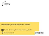 Schweißer (m/w/d) Vollzeit / Teilzeit - Gummersbach