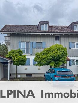 Lichtblick! Helle 4-Zimmer Dachgeschosswohnung mit Sichtdachstuhl in Raubling. - Raubling