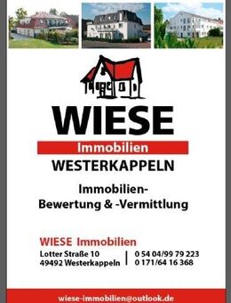 Wir suchen für vorgeprüfte Kunden EFH,MFH,ETW. oder Grundstücke in Westerkappeln, Ibb.,Osnabrück und Umgebung - Westerkappeln