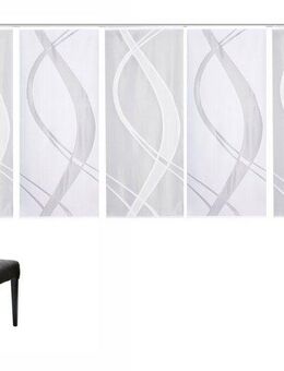 HOME WOHNIDEEN Schiebegardine TIBASO (5 St), Paneelwagen, halbtransparent, Wirkware, halbtransparent