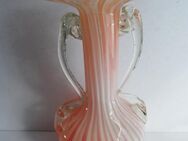 Muranoglas, Glasvase, filigrane Vase mit Henkeln, Henkelvase - Königsbach-Stein