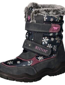 Mustang Shoes Winterstiefel, Winterstiefel, Klettstiefel in bequemer Weite