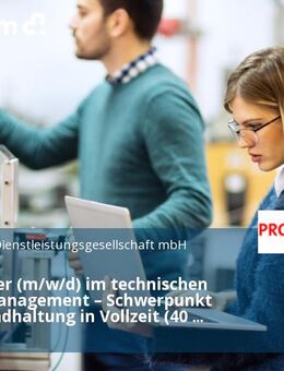 Mitarbeiter (m/w/d) im technischen Facility Management – Schwerpunkt Bauinstandhaltung in Vollzeit (40 Wochenstunden) Standort Wuppertal - Wuppertal