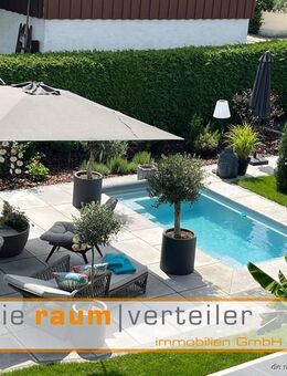 Exklusives EFH / ZFH in Top Lage in Bruckmühl, großes Gartengrundstück, Pool, Whirlpool, 2 Garagen - Bruckmühl