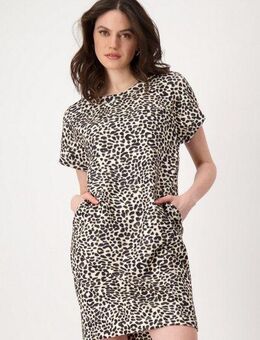 Monari Shirtkleid mit allover Animalprint