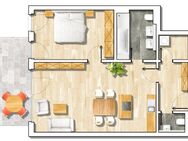 Helle 2 Zimmer NEUBAU Wohnung Balkon, Abstellraum, Keller und Stellplatz (WE 8) - Röttenbach (Landkreis Roth)