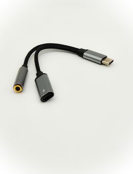2in1 USB C Kopfhörer Adapter Klinke AUX & Ladenschluss Neu - Neumünster