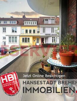 Östliche Vorstadt / Zentrale 3-Zimmer-Wohnung mit Balkon und Loggia - Bremen