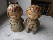 2 Keramik Streuer Junge+Mädchen Salzstreuer Vintage zus. 5,- - Flensburg