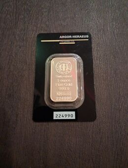 Argor Heraeus Goldbarren Feinunze (31.10g) - Linz (Rhein)