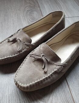 Elegante Damen Wildleder Slipper/Halbschuhe Gr.40 Grau Luftpolster **Anschauen** - Köln