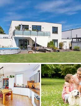 PHI AACHEN - Charmantes Zweifamilienhaus mit zwei Garagen und Garten in begehrter Lage von Würselen! - Würselen