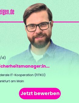 IT-Sicherheitsmanager:in (m/w/d) - Frankfurt (Main)