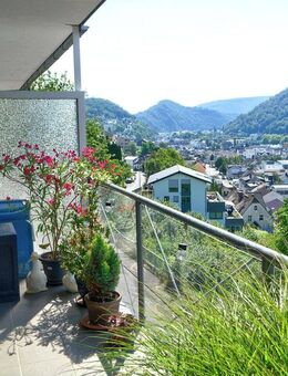 Sonniger Blick auf das Lahntal - sehr schöne Etagenwohnung mit Aufzug und Südbalkon - Bad Ems