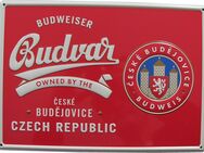 Budweiser Brauerei - Budvar - Blechschild 29,5 x 21 cm - Doberschütz