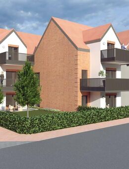 Keine Käuferprovision - Dachgeschosswohnung mit Dachterrasse in zentrumsnaher Lage - Werlte