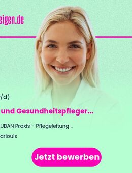 MFA und Gesundheitspfleger (m/w/d) - Saarlouis