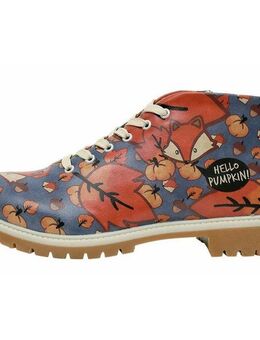 DOGO Shortcut Boots Hello Pumpkin Damen Stiefeletten Stiefel Handgefertigt
