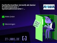 Fachinformatiker (m/w/d) als Senior IT-Administrator / Systemadministrator / Netzwerkadministrator - Memmingen