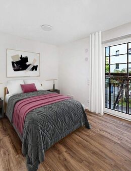 Erstbezug - Möbliertes 1 Zimmer-Apartment mit Einbauküche und Abstellraum - Typ J - Innenhof - Stuttgart