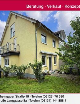 Junges Einfamilienhaus in 1-A Wohnlage von Eltville mit Terrasse und ideal ausgerichtetem Garten - Eltville (Rhein)