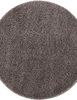 Carpet City Hochflor-Teppich Pulpy 100, rund, Höhe: 30 mm, besonders weich, mit Fransen, Uni Farben