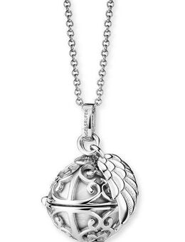 Engelsrufer Kette mit Anhänger Schmuck Geschenk Engelsrufer Relaunch mit Flügelanhänger (Set, inkl. Klangkugel)