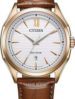 Citizen Solaruhr AW1753-10A, Armbanduhr, Herrenuhr, Datum, Lederarmband