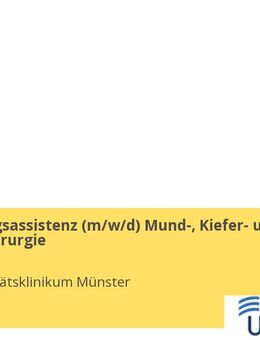 Versorgungsassistenz (gn) Mund-, Kiefer- und Gesichtschirurgie - Münster
