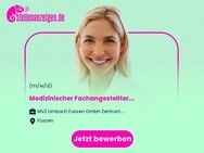 Medizinischer Fachangestellter in der diabetologisch / nephrologischen Arztpraxis (m/w/d) - Füssen