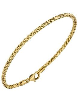 JOBO Goldarmband, Zopfarmband 585 Gold 19 cm
