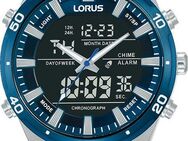LORUS Chronograph RW647AX9, Armbanduhr, Quarzuhr, Herrenuhr, analog, digital, Stoppfunktion, Datum