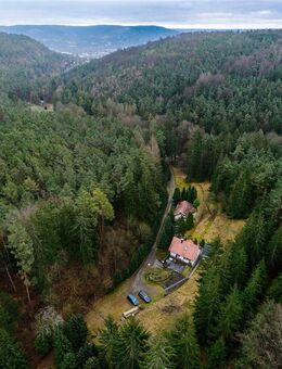 *Waldgrundstück in Jena-Ammerbach* Einfamilienhaus und Gästehaus auf ca. 33.000 m² Grund - Jena