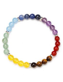 Firetti Armband Schmuck Geschenk Armschmuck Armkette Edelstein Farbstein Tigerauge, mit Edelsteinen