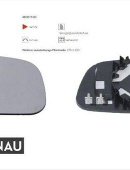 SPIEGELGLAS RECHTS BEHEIZT KONVEX AUDI A6 4B2 C5 4B5 4B0857536 C - Dortmund Wickede