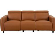 Home affaire 3-Sitzer SKAANE Struktur-Sofa, 229 cm, manuelle-u. elektrische Relaxfunktion, Relax-Funktion in 2 Sitzen, Kopfteilverstellung, Federkernpolsterung