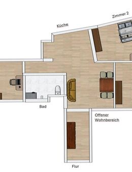 3er WG-Neugründung/Erstbezug in frisch renovierter & voll möblierter Wohnung; 5 Minuten zur Uni - Würzburg
